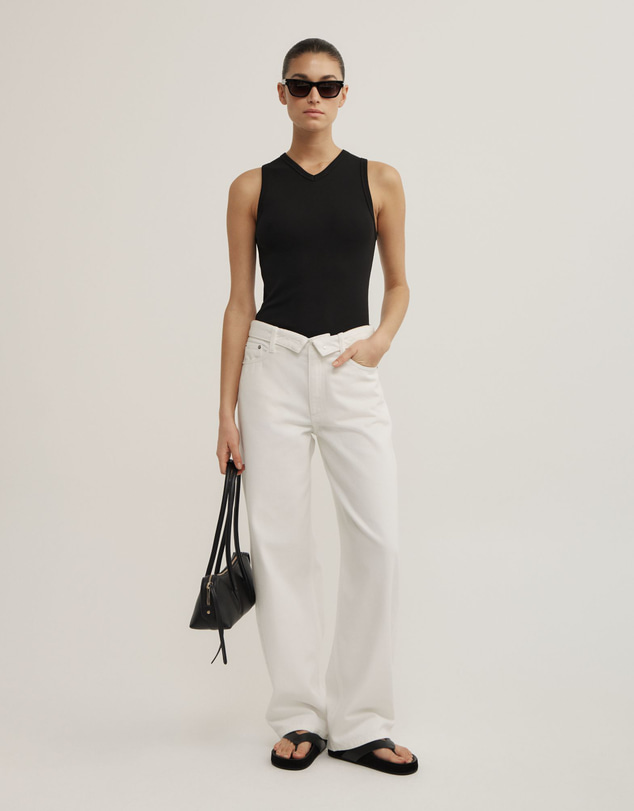 Witchery - Fold Waist Slouch Jeans