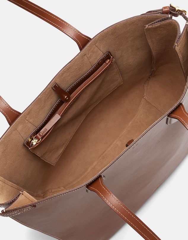 Polo Ralph Lauren - Bellport Leather North-South Tote Bag