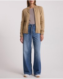 David Lawrence - Zip Thru Merino Cardigan