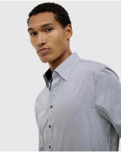 Politix - Asher Modern Geo Shirt