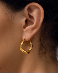 SAINT VALENTINE - Wabi Sabi Hoops - Gold