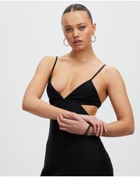 Third Form - Paisley Bias Triangle Midi Dress