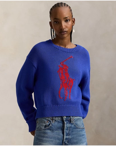 Polo Ralph Lauren - Big Pony Cotton Crewneck Sweater