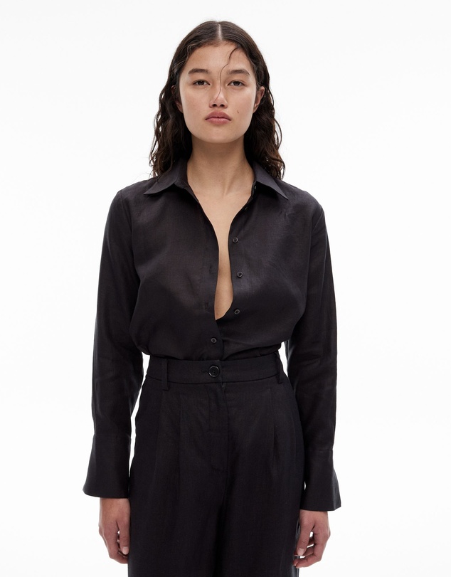 Witchery - Linen Split Detail Shirt