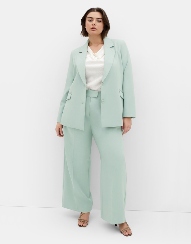 City Chic - Plus size Yazmin Blazer - mint