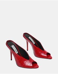 Steve Madden - Agaze Red Eel Heels