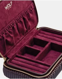 Wolf - Wolf Bella Travel Zip Case Bordeaux