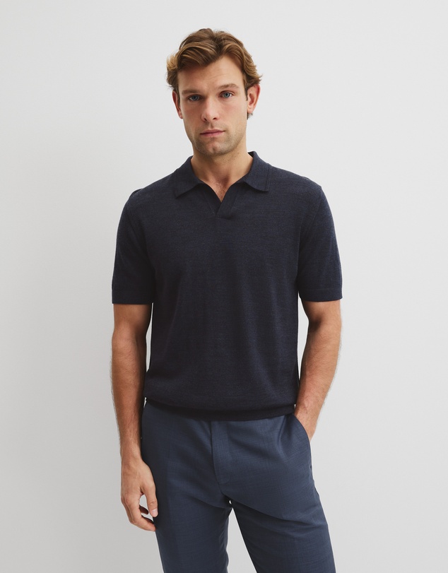 Country Road - Australian Merino Short Sleeve Trophy Knit Polo