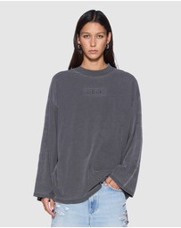 Ksubi - Sott Altar Boyfriend LS Tee Charcoal