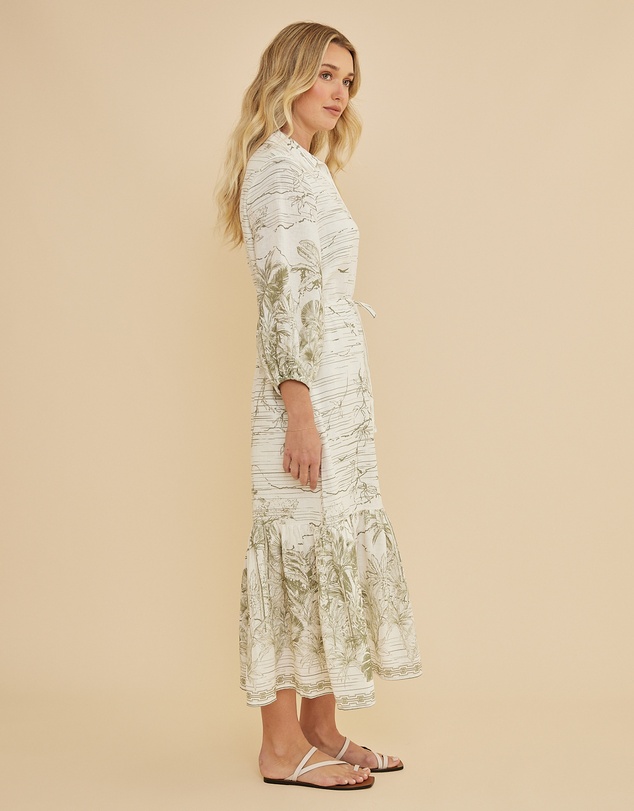 Amelius - Eden Collared Midi Dress
