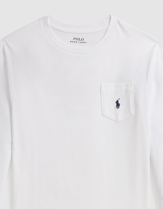 Polo Ralph Lauren - Triple-Pony Cotton Long-Sleeve Tee - Teens