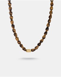 THOMAS SABO - THOMAS SABO Elyndra Necklace with Tiger's Eye Beads