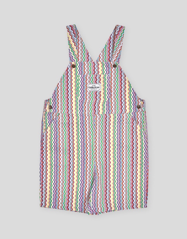Goldie + Ace - Ric Rac Button Overall - Babies-Kids