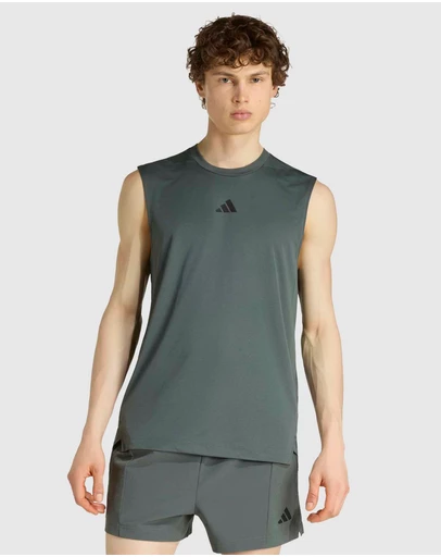 adidas Performance - D4T Primelift 3 Stripes Tank