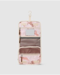 Crywolf - HANGING TOILETRY BAG Blush Ponies