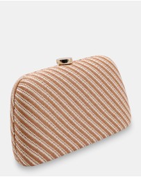 Morgan & Taylor - Brooke Clutch in Beige