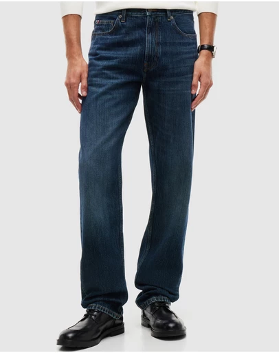 Tommy Hilfiger - Dover Regular Straight Whiskered Jeans