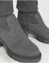 Belle & Bloom - Tokyo Lights Rib Sock Boot