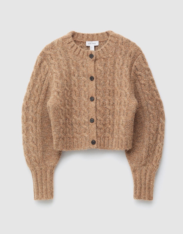& Other Stories - Alpaca-Blend Cable-Knit Cardigan