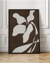 Olive et Oriel - Muted Petals No 5 by Shatha Al Dafai Art Print