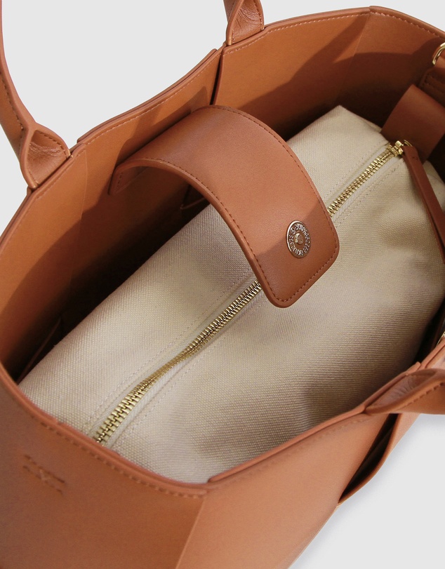 Belle & Bloom - Long Way Home Woven Tote - Camel