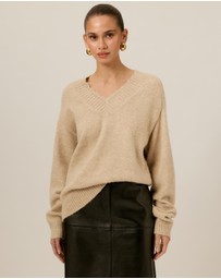 Tussah - Georgia V-Neck Relaxed Jumper