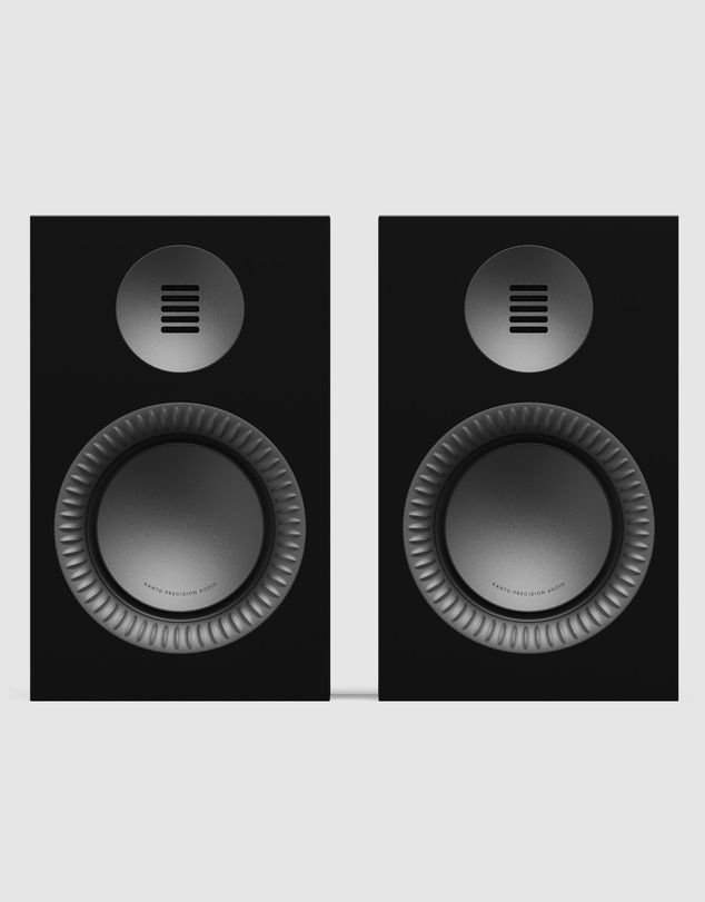 iWorld - Kanto TUK (2nd Gen) 260W Premium Powered Speaker System with Bluetooth 5.4, Dual RCA and USB-C Inputs - Matte Black w/ Gunmetal