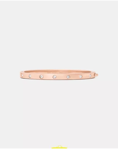 Kate Spade - Metal Stone Hinged Bangle