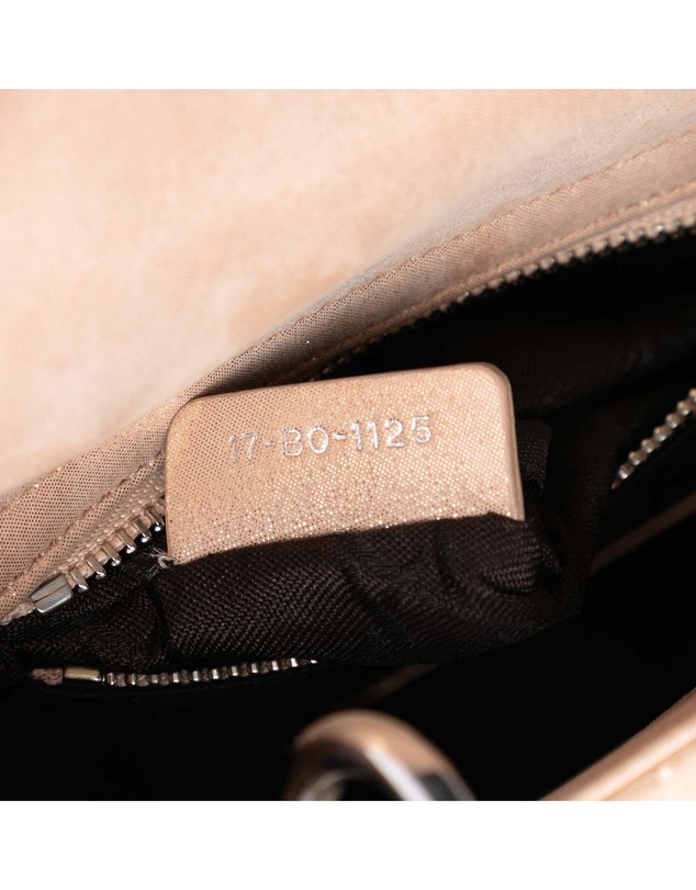 Pre-Loved by Azura Reborn - Pre-Loved Mini Iridescent Lambskin Cannage Lady Dior