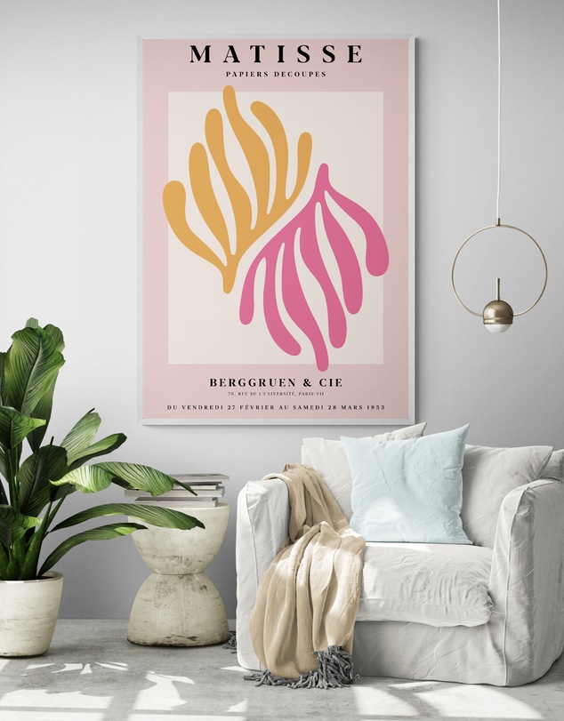 Inka Arthouse - Pink Coral by Henri Matisse Art Print