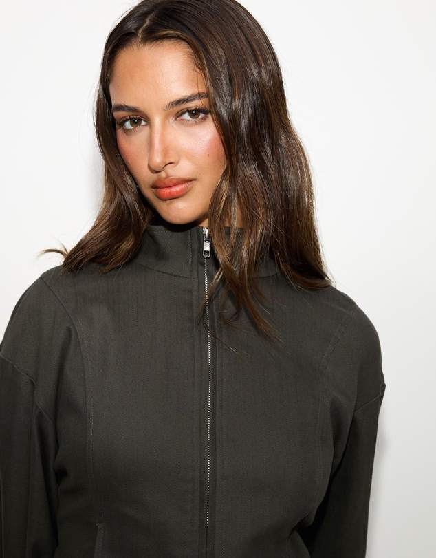 Dazie - Isla Cotton Bomber Jacket