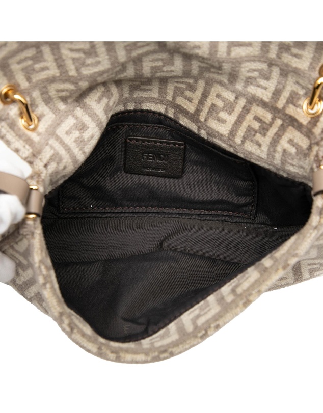 Pre-Loved by Azura Reborn - Pre-Loved Zucchino Velvet Baguette Phone Pouch Satchel