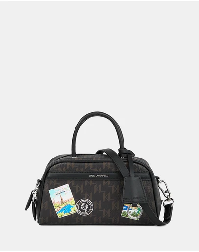 Karl Lagerfeld - Ikon Monogram Small Top-Handle Bag