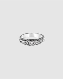 Haze & Glory - ICONIC EXCLUSIVE - Ring Men Rough Topaz 925 Sterling Silver