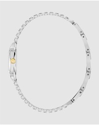 Furla - Mini Shape Silver-Tone with Crystals Bracelet Watch
