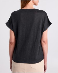 David Lawrence - Andrea Linen Mix Tee
