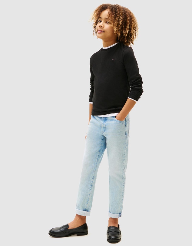 Tommy Hilfiger - Basic Long Sleeve Knit Tee - Kids