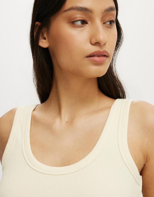 Cotton On - Blake Rib Scoop Tank