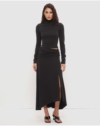 MON RENN - Farrah Draped Skirt