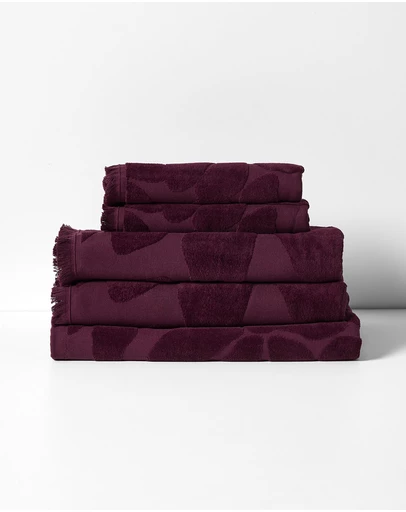 Aura Home - Palma Fringe Bath Towel Set