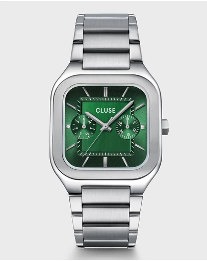 Cluse - Quadrus Multifunction Steel, Silver