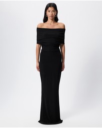 Norma Kamali - Sleeveless Cowl Neck Hooded Bodysuit