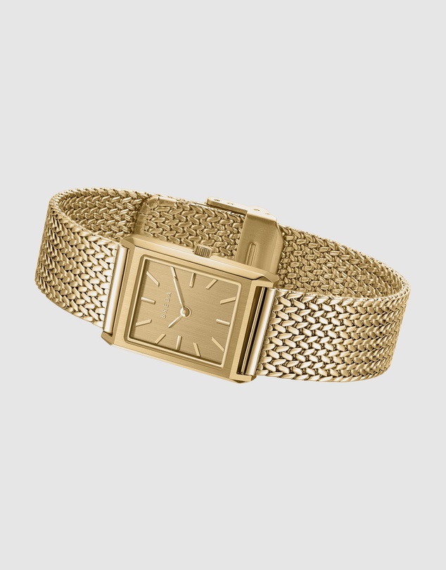 Breda - Virgil Tethered Metal Mesh Watch, 20MM