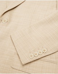 Politix - Single Breasted Textured Tailored Blazer