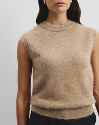 Country Road - Fluffy Knit Tank