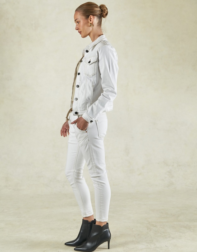 DRICOPER DENIM - Dita Ivory Denim Jacket