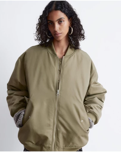 & Other Stories - Long Bomber Jacket