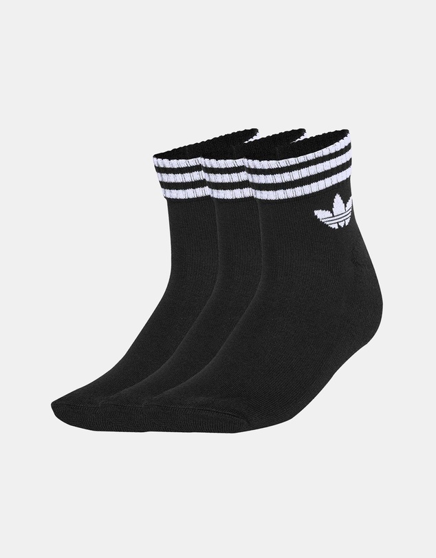 adidas Originals - 3 Stripes Ankle Socks 3 Pairs