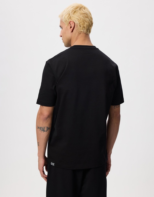 Emporio Armani EA7 - SS Train Logo Series M Oversize Logo Tee