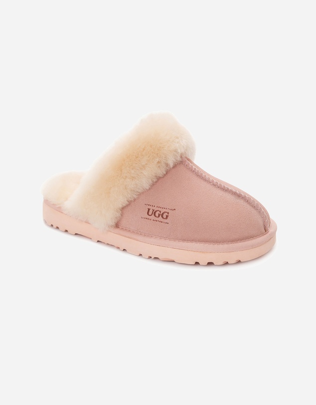 Ozwear Connection Uggs - Ugg Slippers Premium Australia Sheepskin Unisex Scuffette Suede